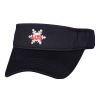 Navy Sport Visor with Alta Snowflake